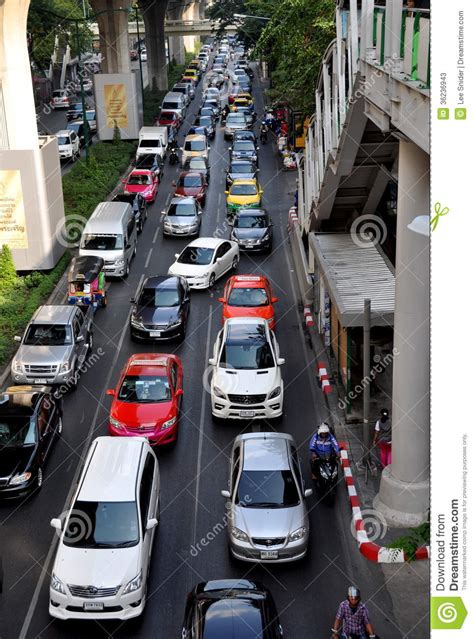 Bangkok Thailand Traffic Jam On Sukhamvit Road Editorial Stock Photo