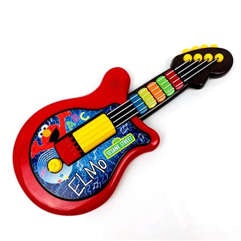 Sesame Street Elmo Abc Song And Colors Lets Rock Guitar Musical Toy