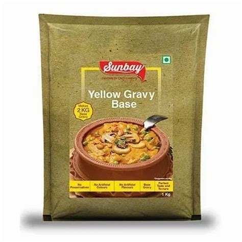 Yellow Gravy Base Packaging Type Packet Packaging Size 200 G At Rs