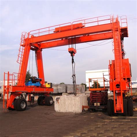 Hydraulic Rubber Tyred Gantry Crane Suppliers And Manufacturers China