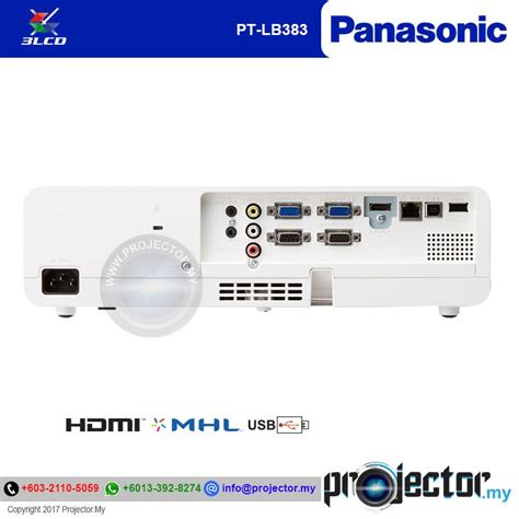 PANASONIC PT LB383 XGA 3800 LUMENS PROJECTOR