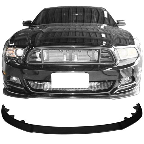 2013 2014 Ford Mustang GT Style Front Bumper Lip Spoiler Unpainted