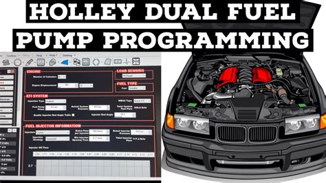 HOLLEY TERMINATOR X DUAL FUEL PUMP PROGRAMMING E36 Turbo LS Swap YouTube