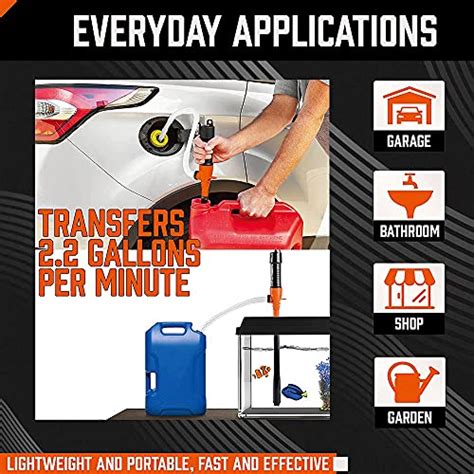 Horusdy Portable Power Battery Pump 22gpm Water And Fuel Transfer Pump American