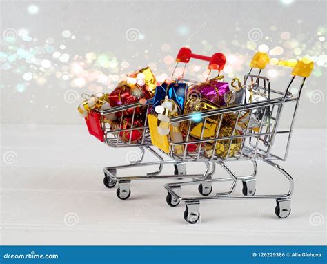 Christmas Discount Little Shopping Cart Full Of Christmas Ts