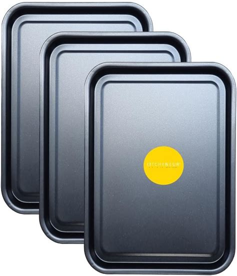 Kasabona Baking Tray Set Of Non Stick Oven Trays For Cooking And Baking