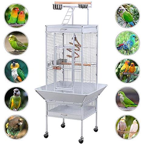 Yaheetech Standing Large Parrot Cage Green Cheek Conure Cage Best