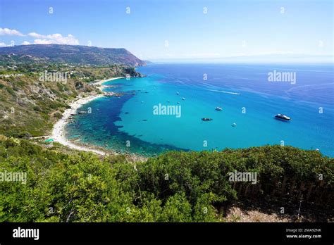 Calabria Coast With Capo Vaticano Italy Stock Photo Alamy