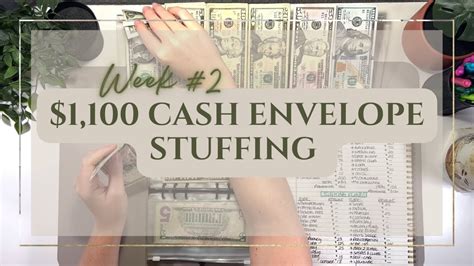 Cash Envelope Stuffing July Week Dave Ramsey Inspired