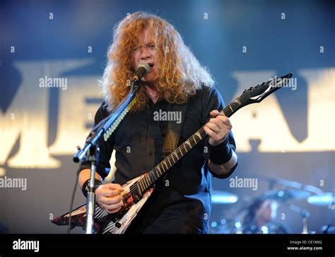 Aug Dallas Texas U S Lead Singer Dave Mustaine Of The