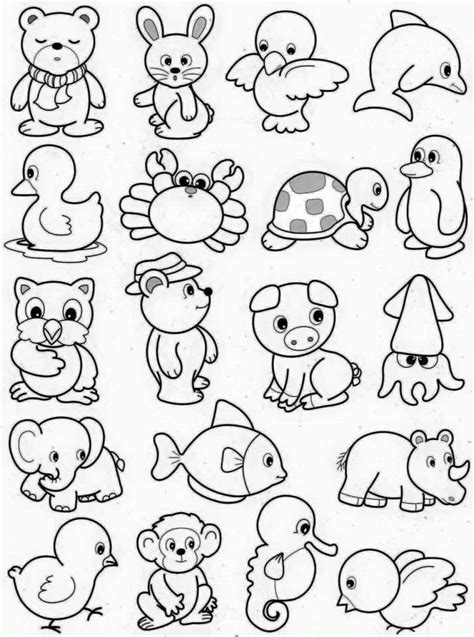 top  buc tranh   cho    tuoi don gian animal coloring