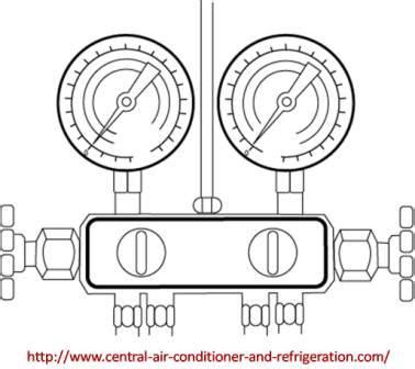 Refrigeration Manifold Gauges Clip Art Library