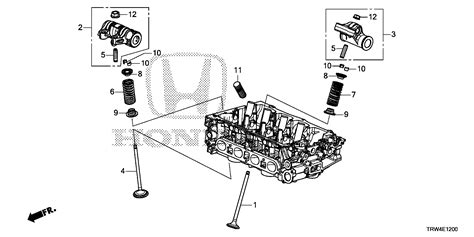 Honda Clarity Arm Assy Ex Rocker Emissions Engine 14625 5R0 000