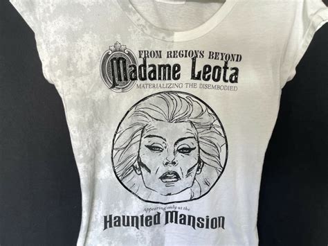 Disney Madame Leota Haunted Mansion Womens T Shirt Xs Gem