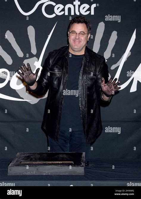 Vince Gill During A Hand Printing Ceremony For Country Music Icon Vince Gill Who Will Be