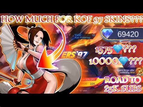 HOW MUCH DIAMONDS FOR ALL KOF 97 SKINS IN NEW KOF 97 GACHA DRAWS