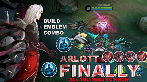 Arlott Is Finally Here Arlott Tutorial Build Emblem Combo