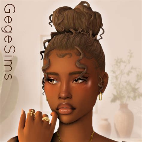 Gegesims Naomi Hair The Sims 4 Create A Sim Curseforge