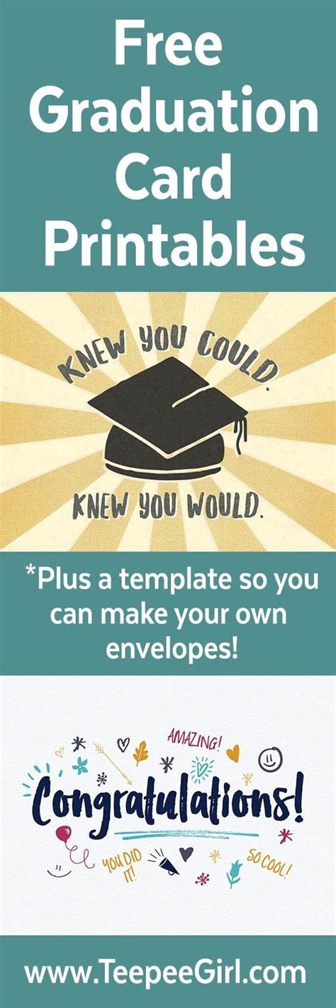 Printable Graduation Cards