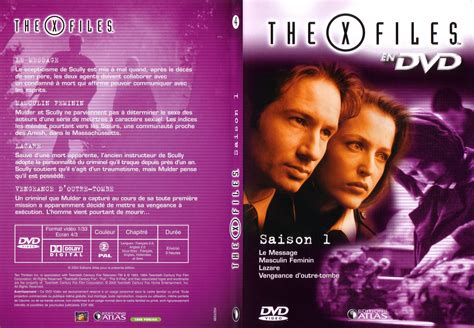 Jaquette Dvd De X Files Saison 1 Dvd 4 Slim Cinéma Passion