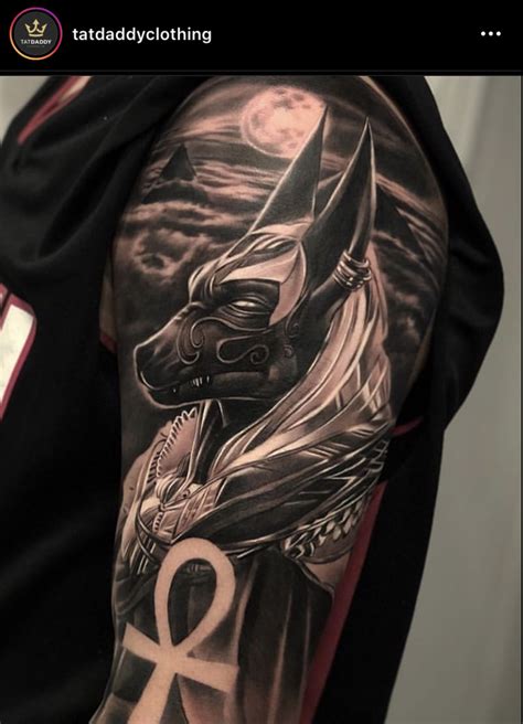 Anubis Sleeve Tattoo Designs