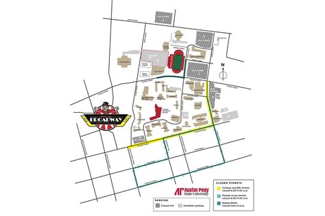 Austin Peay State University Homecoming Parade Route Apsu