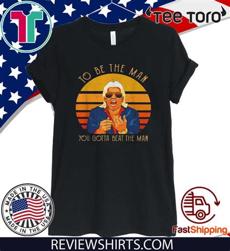 Ric Flair to be the man you gotta beat the man vintage Classic T-Shirt ...