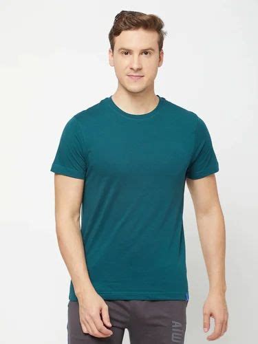 Cotton Promotional Round Neck T Shirt Half Sleeves Plain At Rs 110