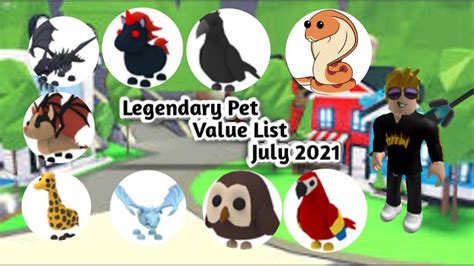 All Legendary Pet S Value List In Adopt Me July Baby Shop