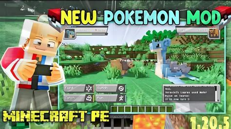 New Pokemon Mod For Minecraft Pe Pixelmon Mod Pixelmon Mod For Or