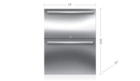 Sub Zero 24 Designer Outdoor Refrigerator Drawers Panel Ready Id 24ro