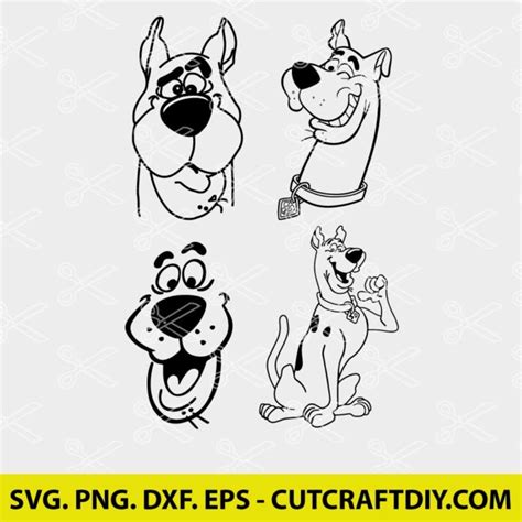 Scooby Doo SVG Scooby Doo Clipart Scooby Doo Vector PNG DXF EPS