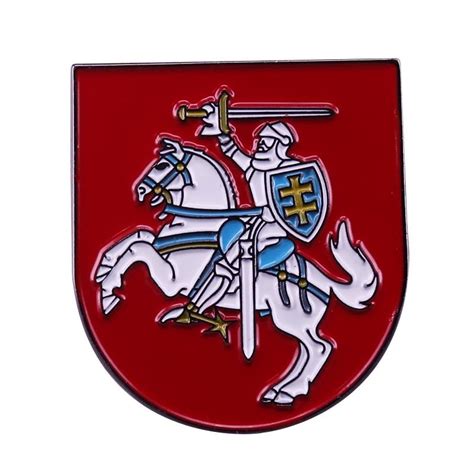 Coat Of Arms Of Lithuania Enamel Pin Distinct Pins