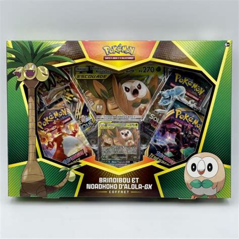 Coffret Pokemon Brindibou et Noadkoko d Alola GX Français Neuf