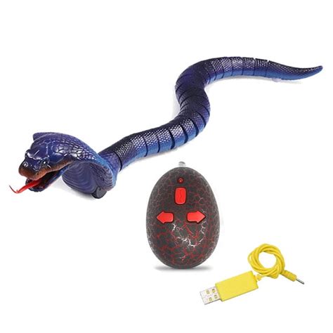 Realistic Remote Control RC Snake Toy Fast Moving Simulation Fake ...