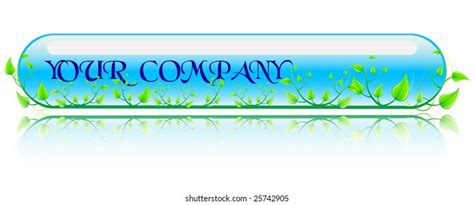 Vector Illustration Green Blue Environment Concept Stock Vector