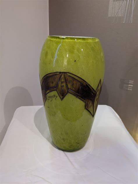 Legras And Cie Vaas Geëmailleerd Glas Catawiki