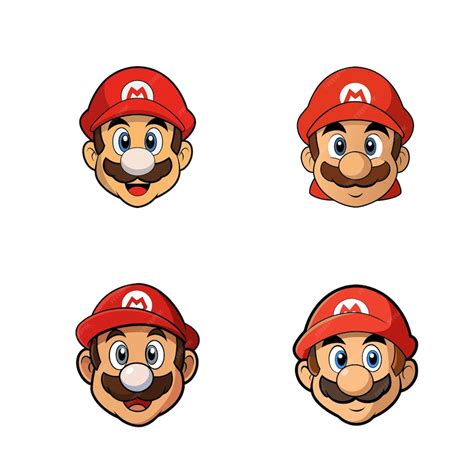 mario face vector svg premium ai generated vector