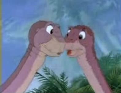 Image - Littlefoot and Ali about to kiss.jpg - Ice Age Wiki - Wikia