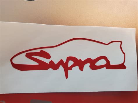 Toyota Supra MK4 Logo Vinyl Sticker - Etsy Australia