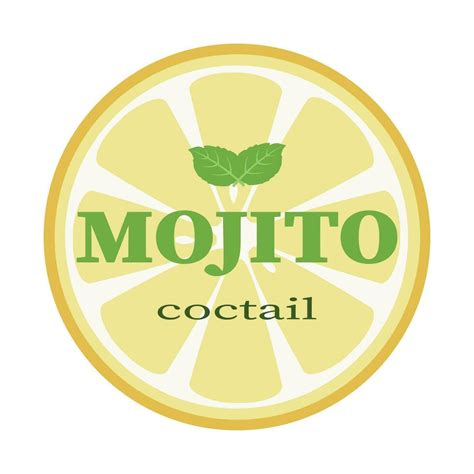 Mojito Logo Vector Illustration Can Be Used Design Logo Menu Online