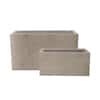 Kante And L Rectangular Weathered Finish Lightweight