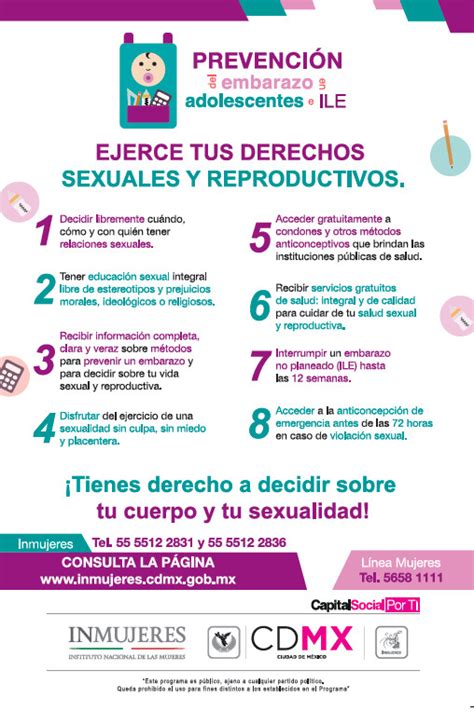 Prevención del embarazo en adolescentes e ILE ejerce tus derechos