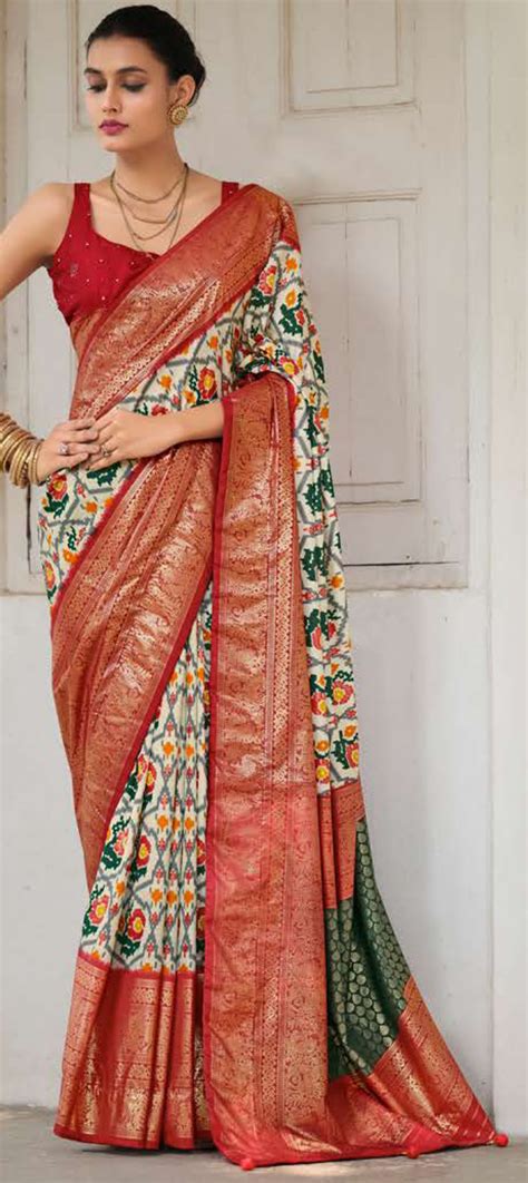 Party Wear Traditional Multicolor Color Dolla Silk Fabric Saree