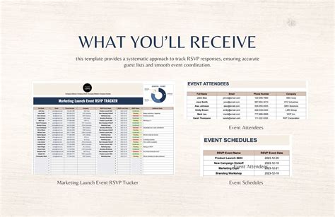 Marketing Launch Event Rsvp Tracker Template In Ms Excel Google Sheets