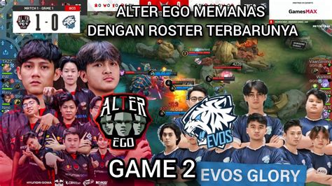 TAZZ MENGAMUK DI GAME KEDUA ALTER EGO VS EVOS GLORY DI MINGGU 1 HARI