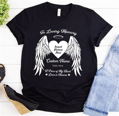 In Loving Memory T Shirt Custom Funeral Shirt Rip Shirt Etsy