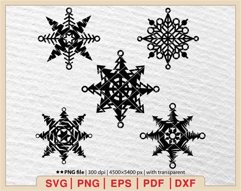 Snowflake Svg Bundle Flake Winter Svg Christmas Svg Winter Svg Christmas Snowflake Svg