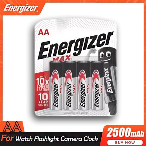 Energizer Battery AA AAA Alkaline Baterry 4pcs 1 5V Max Shopee