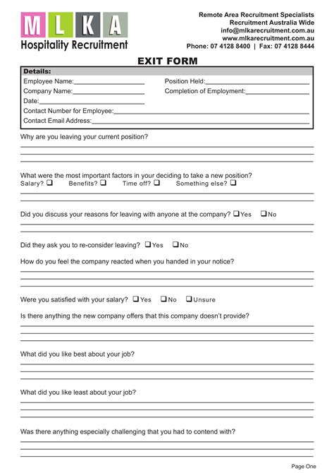 Employee Exit Questionnaire 10 Examples Format How To Conduct Pdf